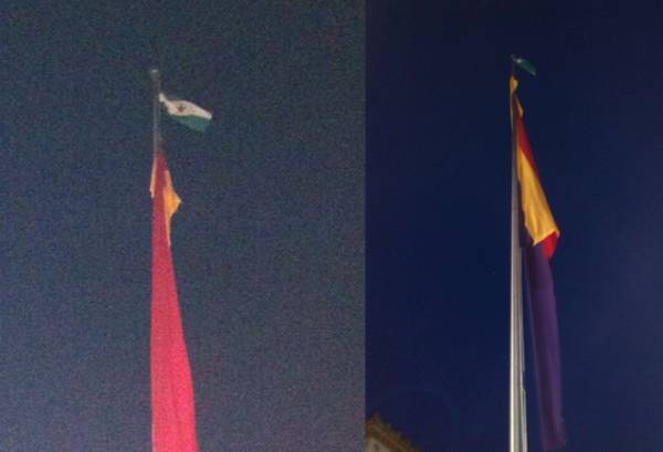 El SAT ve desproporcionada la petición de penas por ultraje a la bandera en Granada