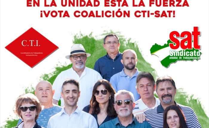 ELECCIONES SINDICALES EN LA UNIVERSIDAD. Acto de cierre de campaña de la Coalición CTI – SAT.