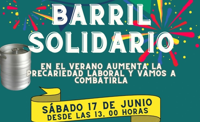BARRIL SOLIDARIO DEL SAT, SÁBADO 17 DE JUNIO.