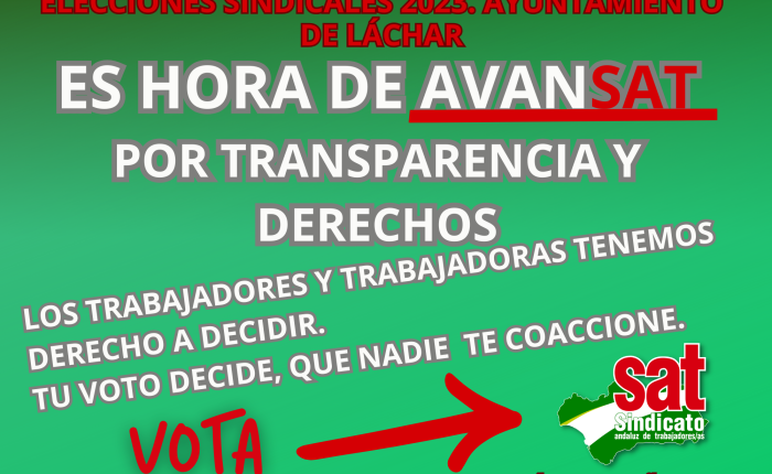 Elecciones sindicales en Láchar – Peñuelas: VOTA SAT